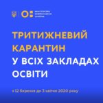 Тимчасове призупинення освітньго процесу в медичному училищі