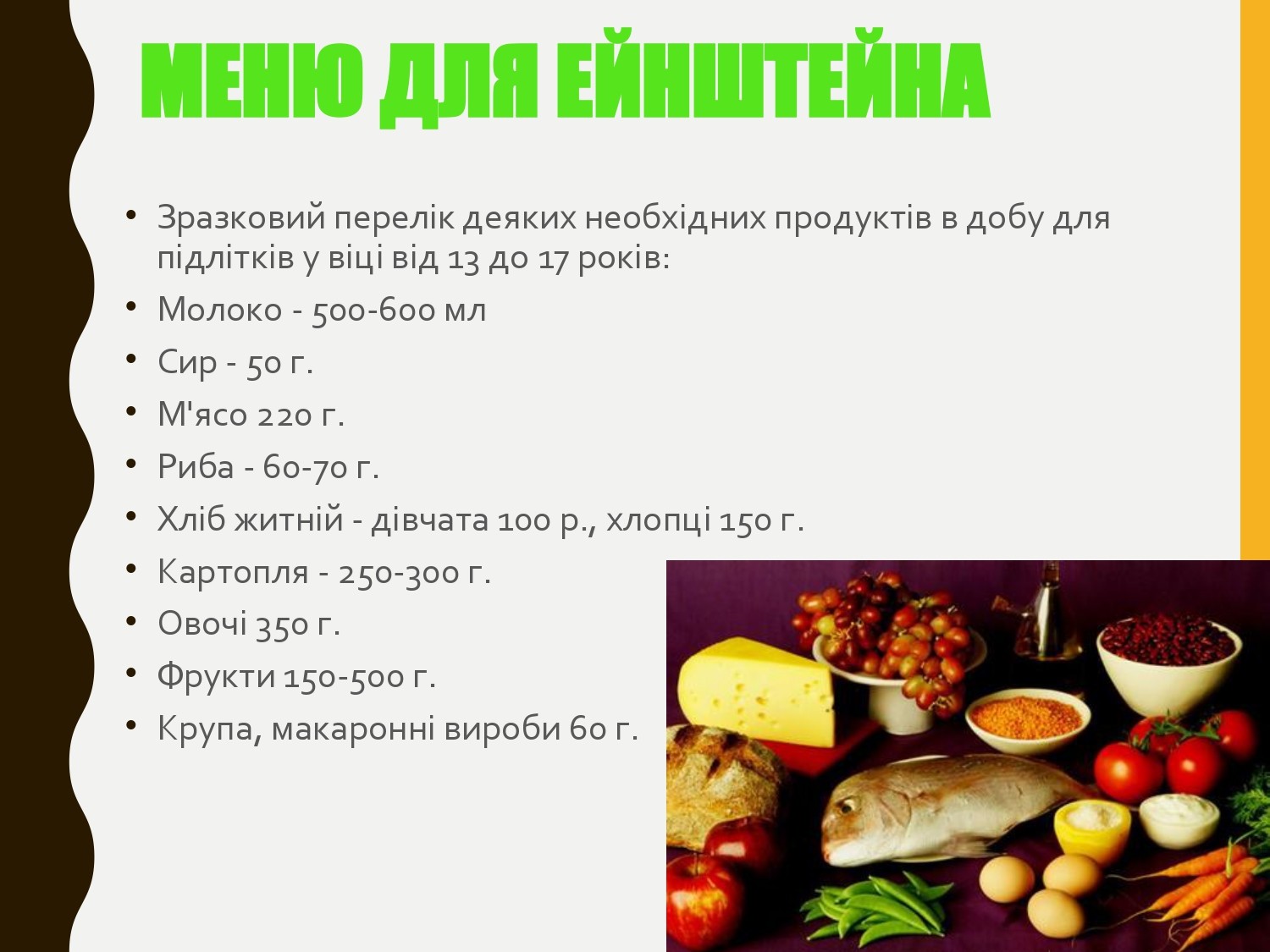 ДЕНЬ ЗДОРОВОГО ХАРЧУВАННЯ