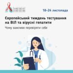 Міжнародний тиждень тестування на ВІЛ та вірусні гепатити