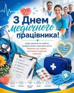 З Днем медичного працівника! З Днем медичного працівника!